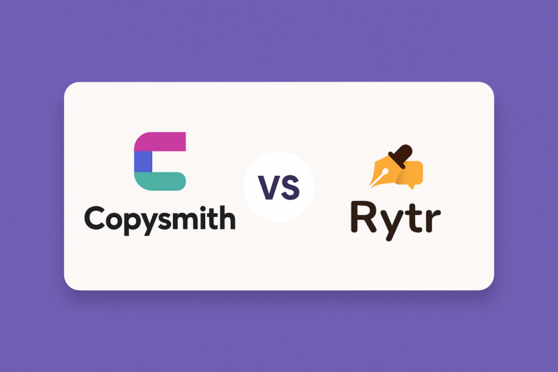 Rytr vs Copysmith (2025): Which AI Writing Tool is Better??