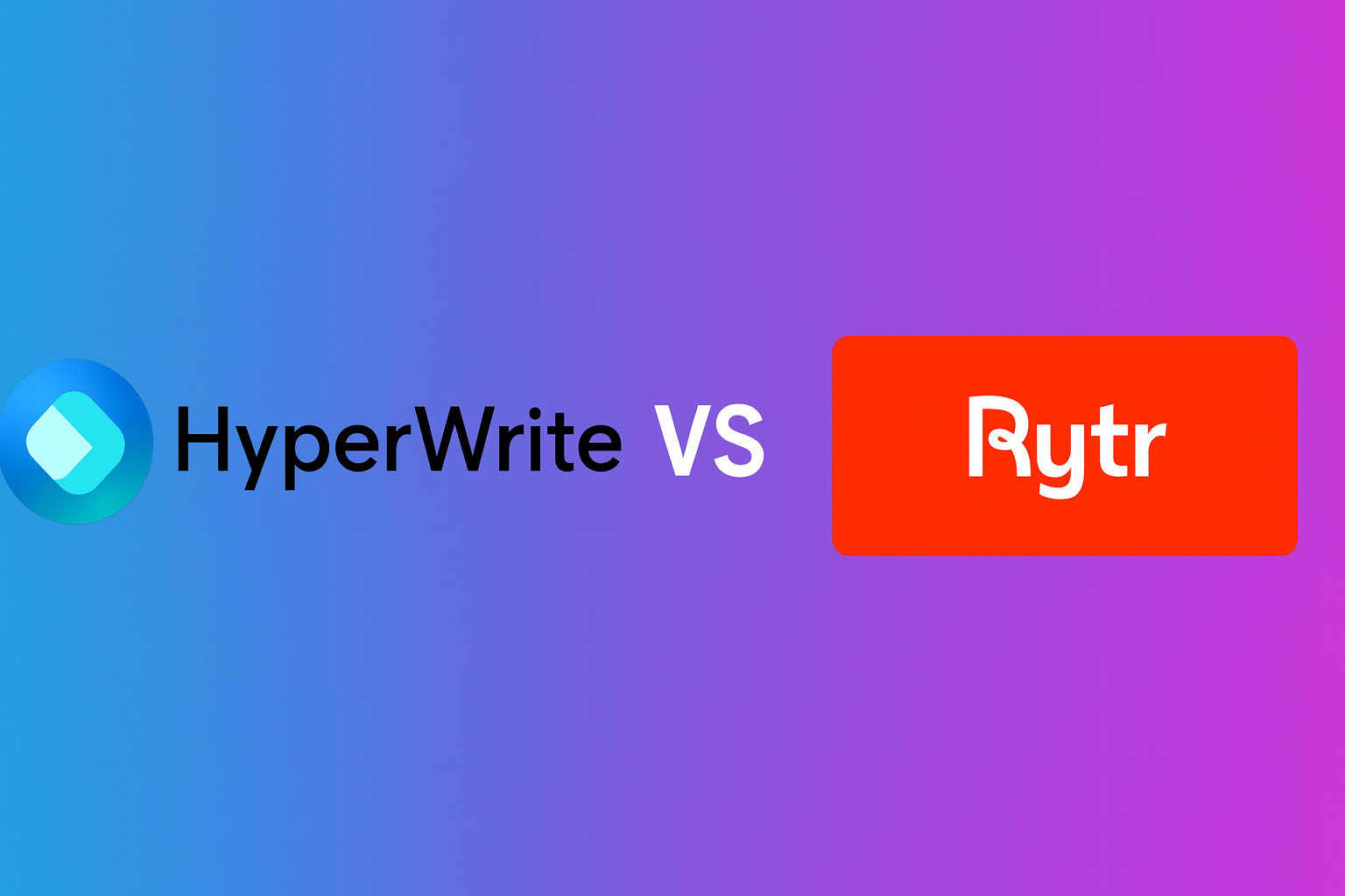 Rytr vs HyperWrite (2025): A detailed comparison