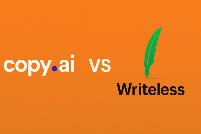 Copy.ai vs Writeless: Which AI Writing Tool Is Smarter for You in 2025?