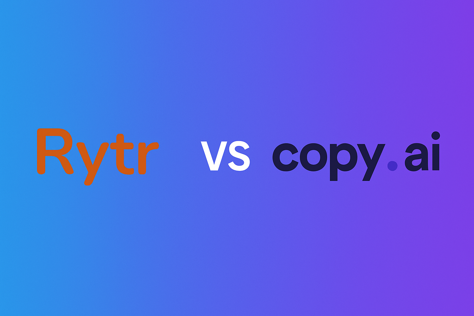 Copy.ai vs Rytr: Which AI Writing Assistant Truly Delivers the Best Value in 2025?